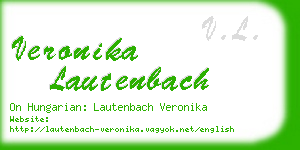 veronika lautenbach business card